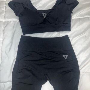 Black Activewear Set Vitalite Wear